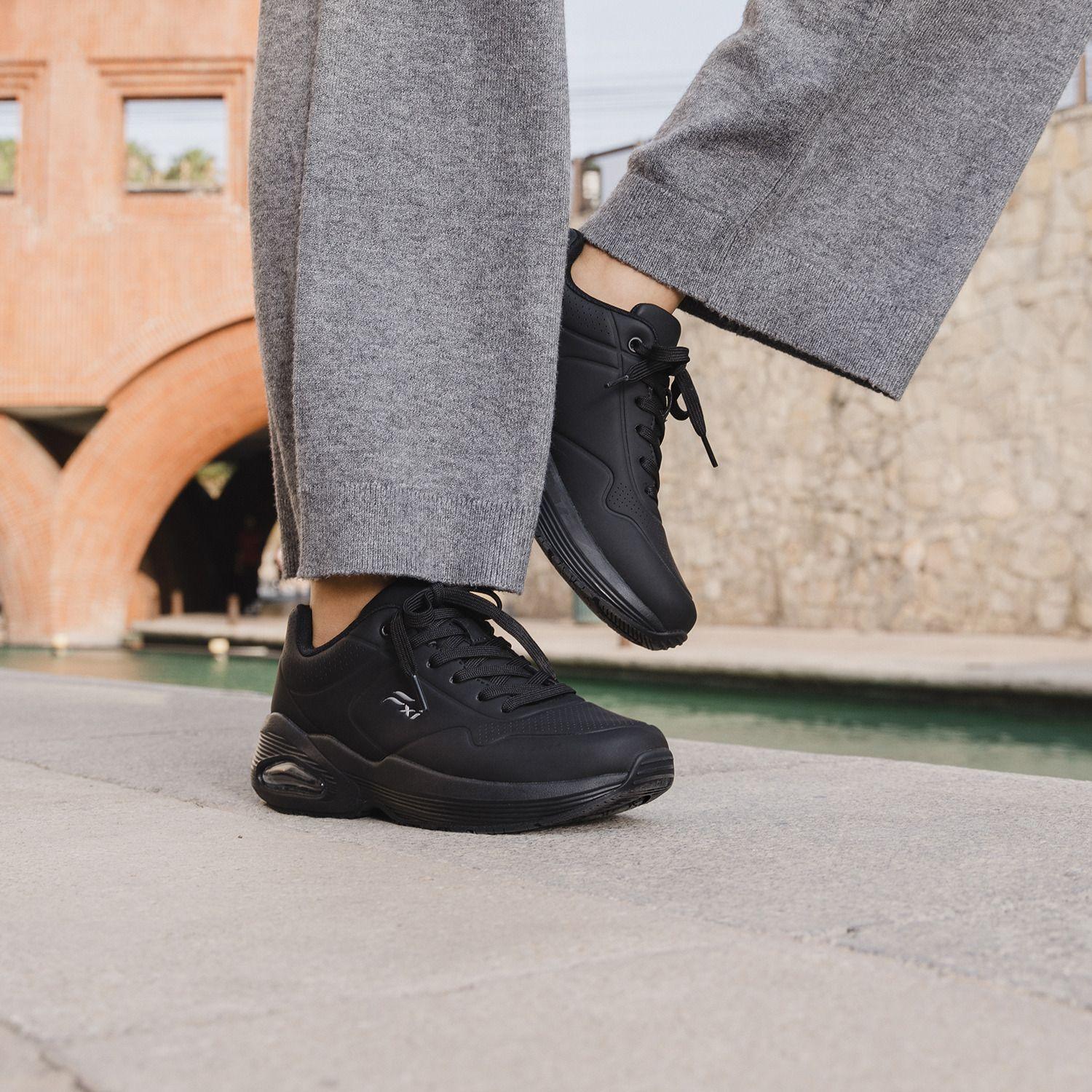Zapatilla Mujer Saluma 131501 Negra Flexi-3