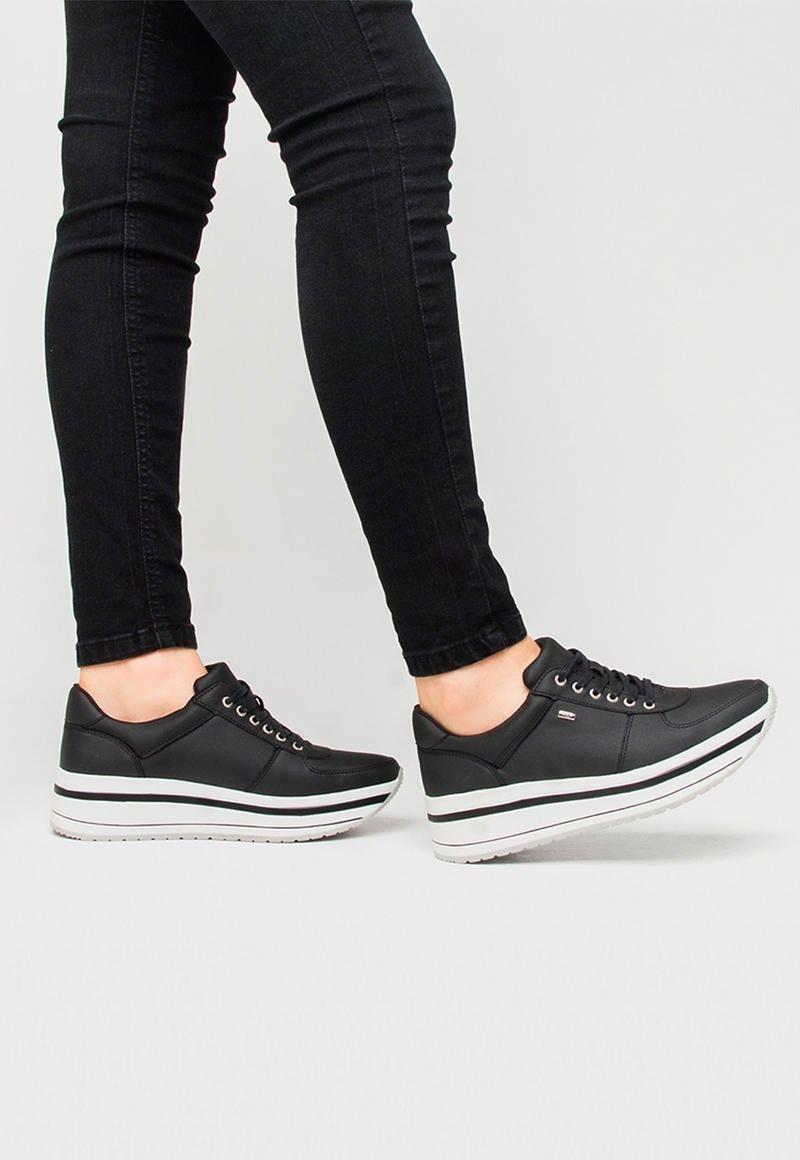 Zapatilla Mujer Alanis Negro Flexi-1
