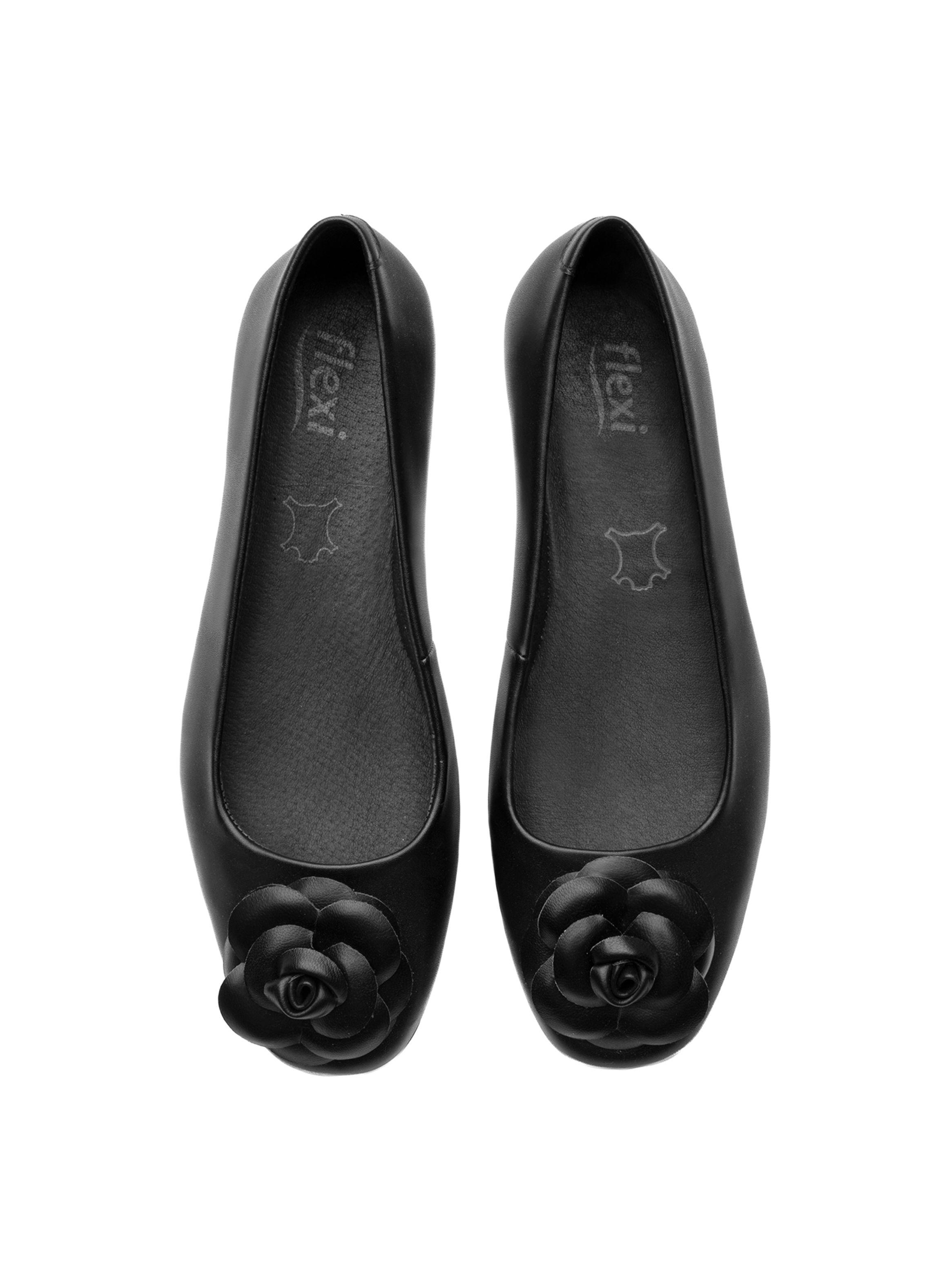 Ballerina Mujer Atessa 136803 Negra Flexi-5