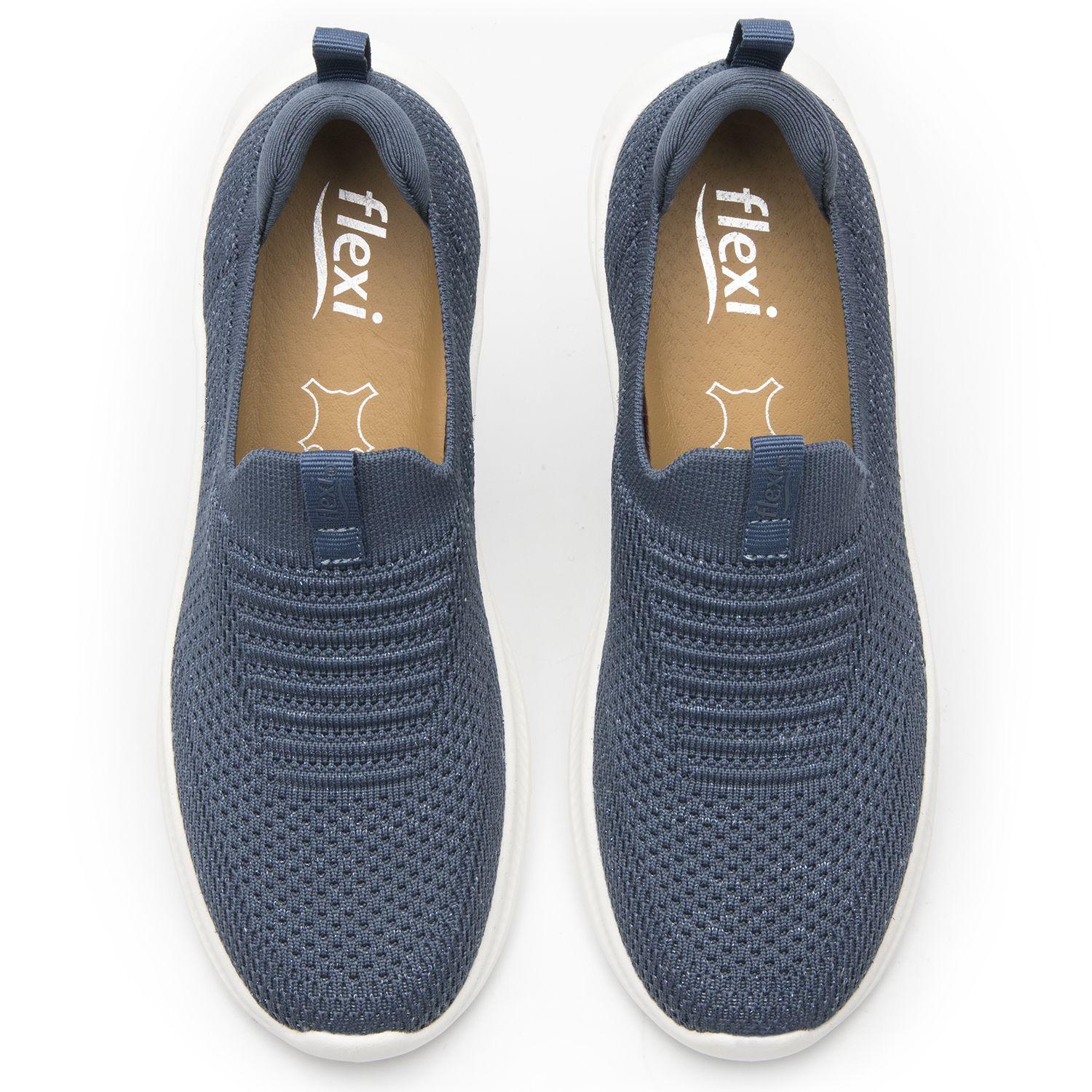 Zapatilla Mujer Brera 135201 Denim Flexi-5