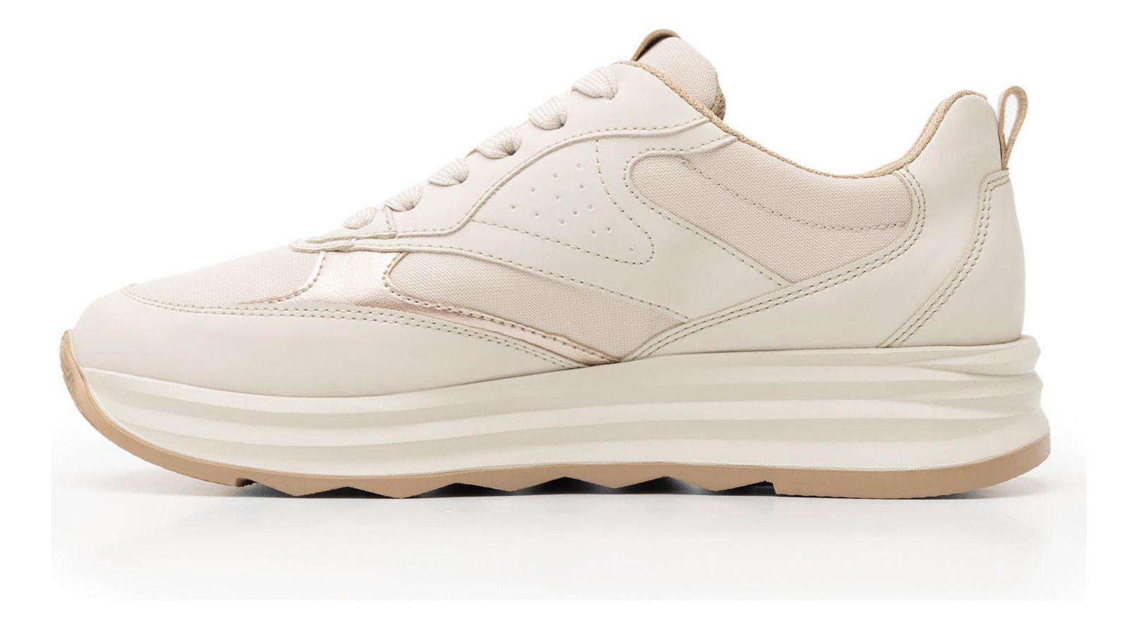Zapatilla Mujer Nat 127102 Beige Flexi-2