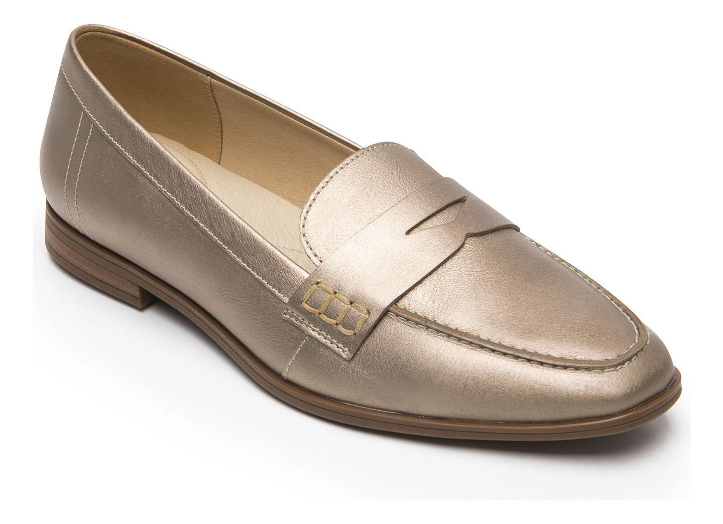 Mocasín Mujer Hayek 126606 Dorado Flexi-8
