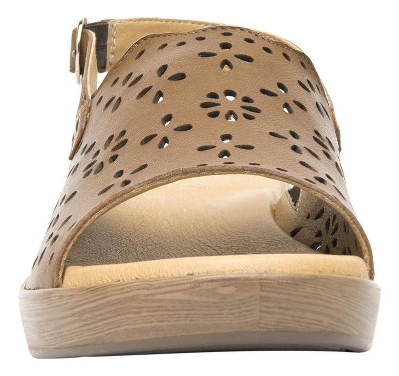 Sandalia Mujer Cuero Doha Café Flexi-6