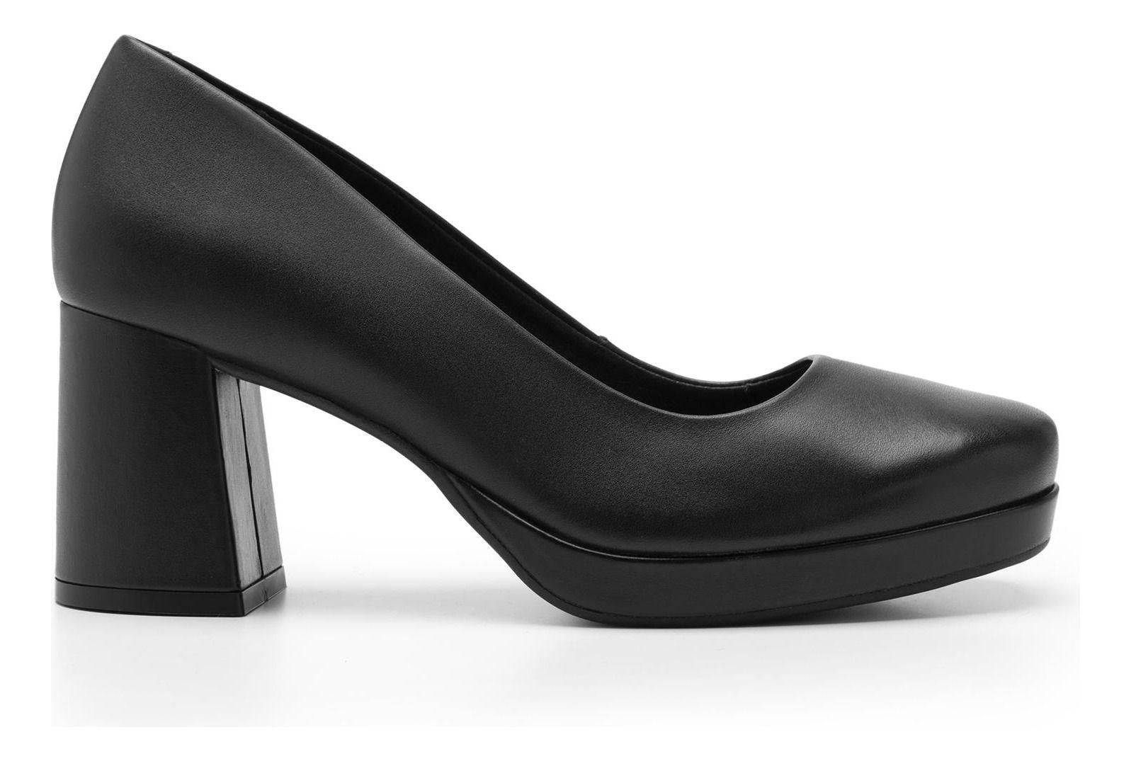 Zapato Mujer Cuero Mackenzie 127201 Negro Flexi-0