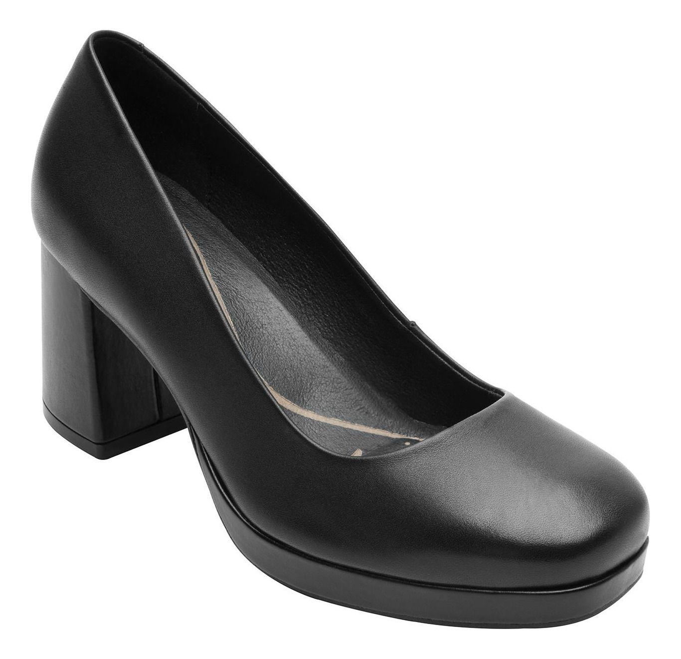 Zapato Mujer Cuero Mackenzie 127201 Negro Flexi-1