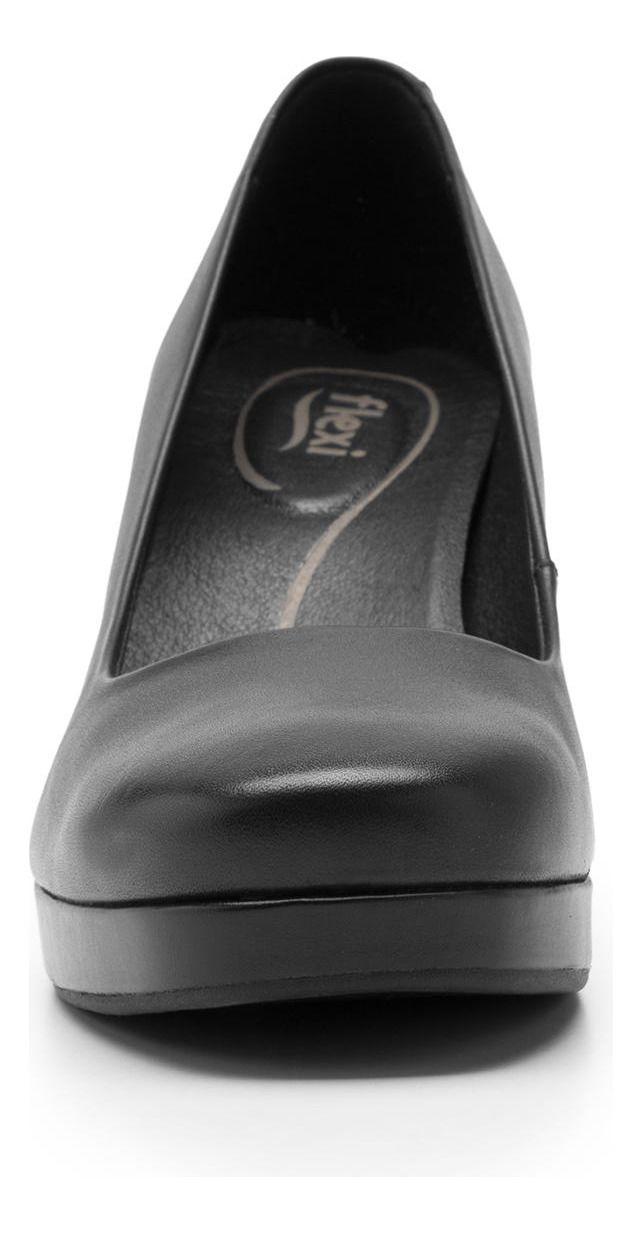 Zapato Mujer Cuero Mackenzie 127201 Negro Flexi-3