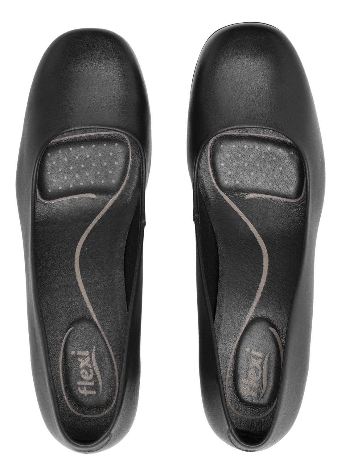 Zapato Mujer Cuero Mackenzie 127201 Negro Flexi-5