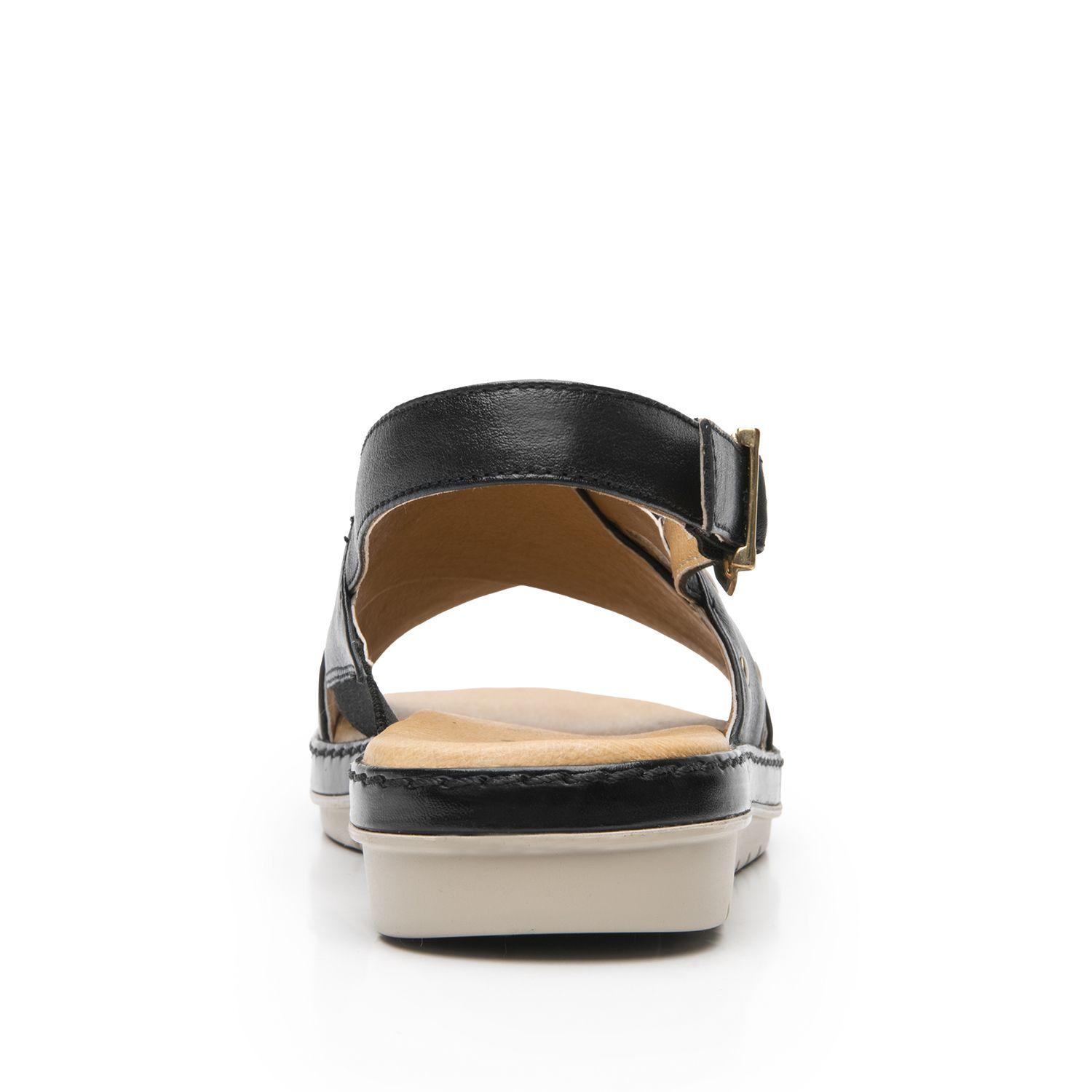 Sandalia Mujer Peonia 100233 Negro Flexi-4