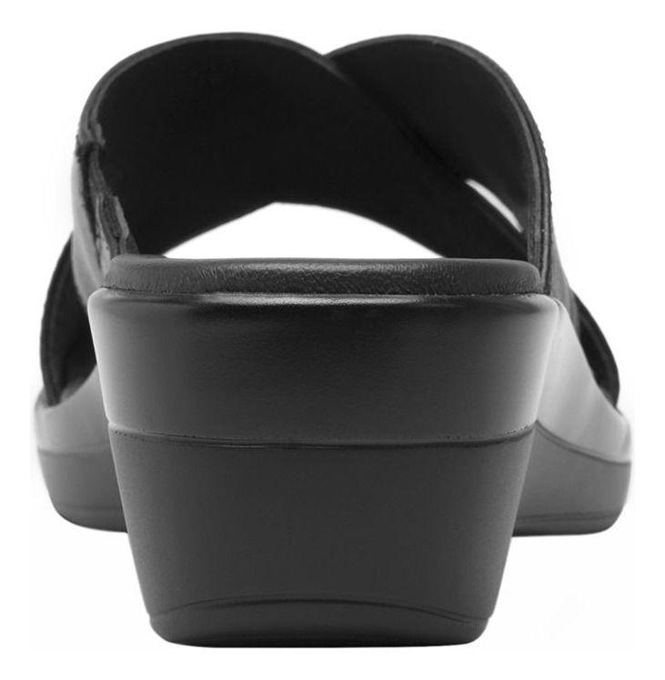 Sandalia Mujer Cuero Amapola Negro Flexi-3