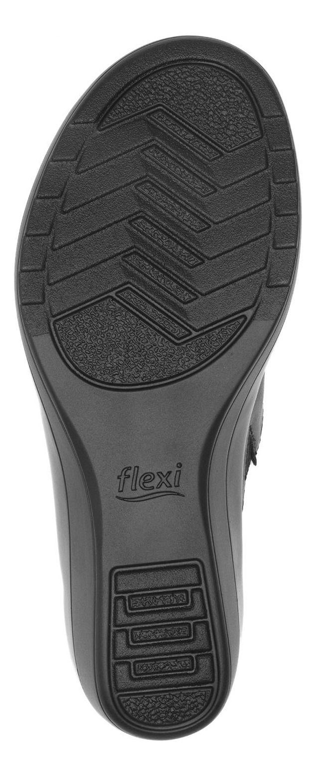 Sandalia Mujer Cuero Amapola Negro Flexi-5