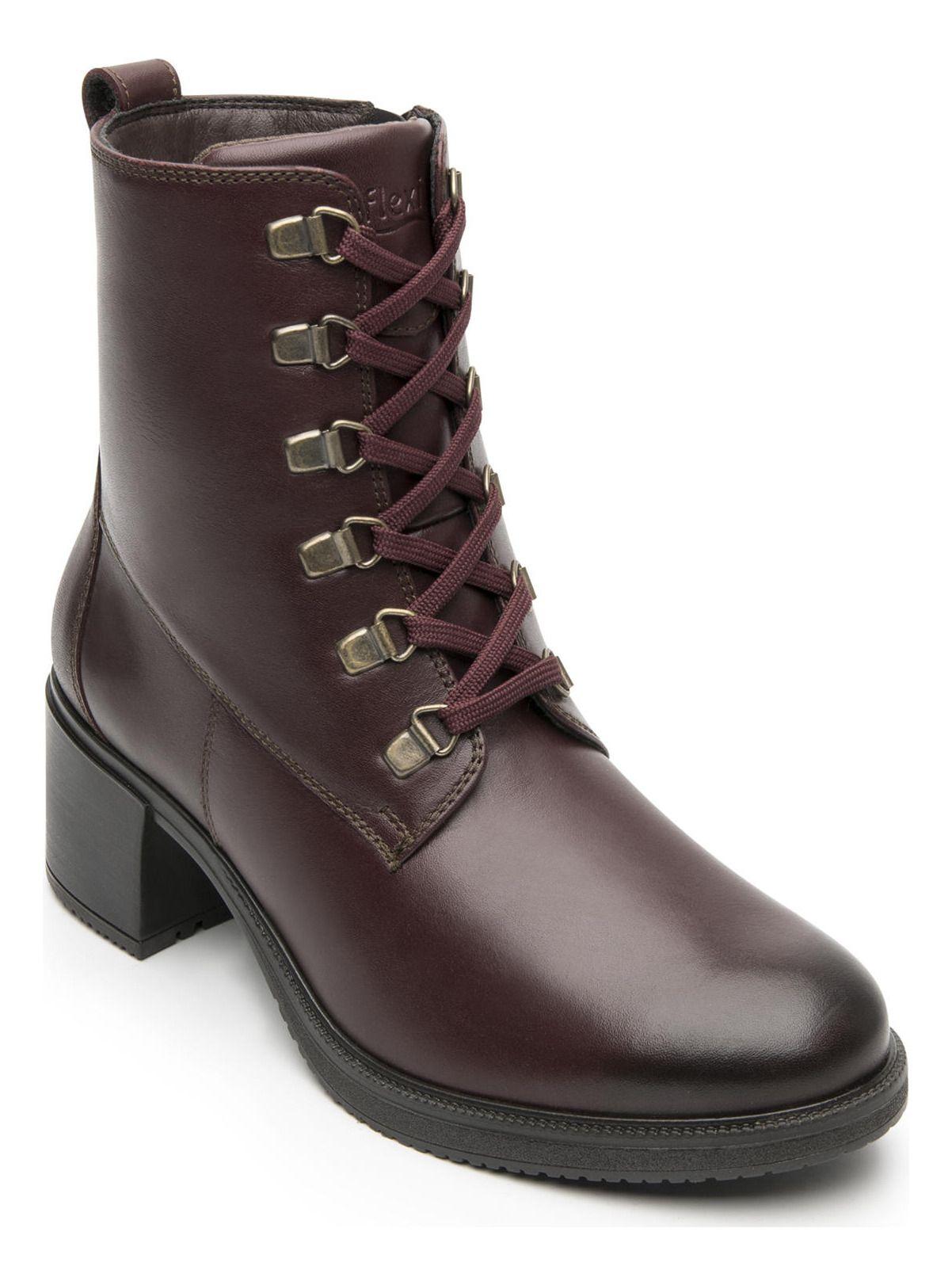 Botín Mujer Mollie 120504 Burdeo Flexi-8