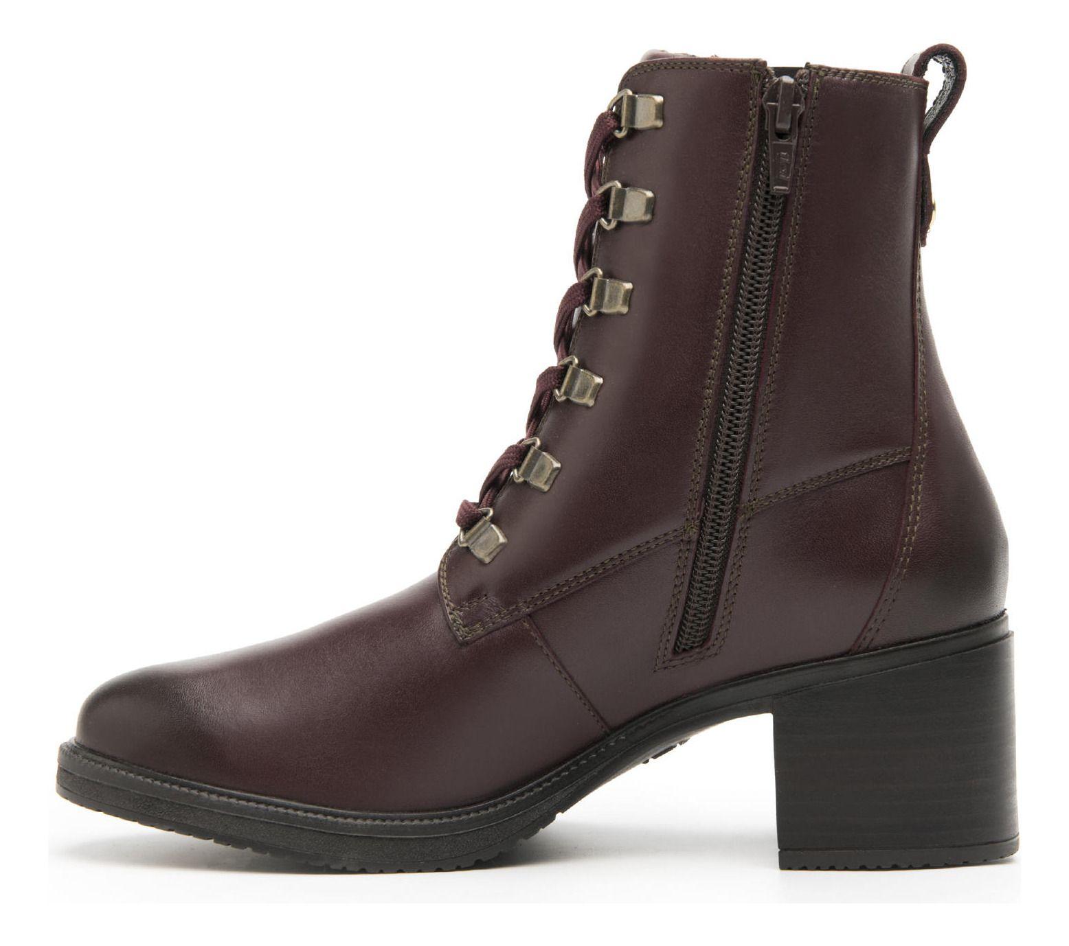 Botín Mujer Mollie 120504 Burdeo Flexi-9