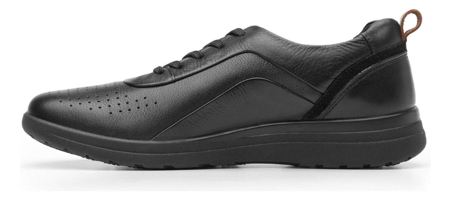 Zapatilla Mujer Cuero Traviata Negro Flexi-2