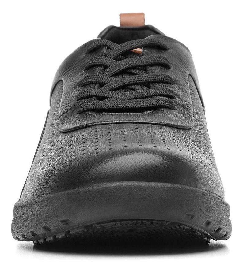 Zapatilla Mujer Cuero Traviata Negro Flexi-3