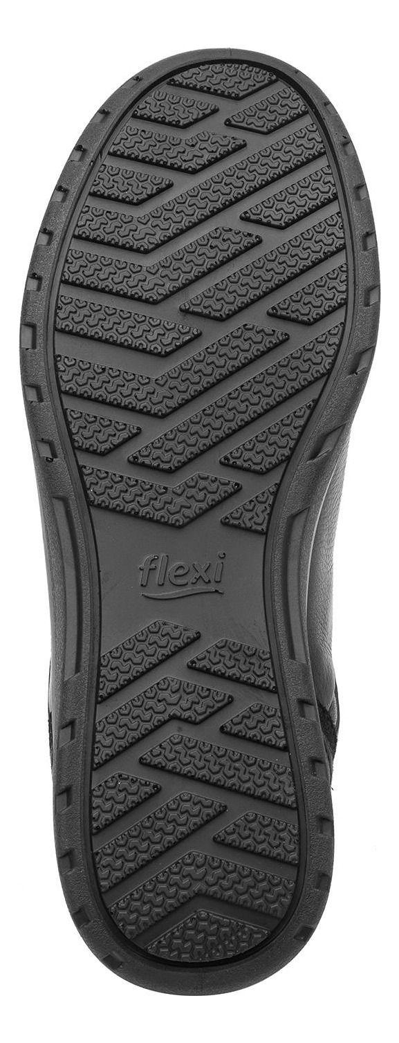 Zapatilla Mujer Cuero Traviata Negro Flexi-5