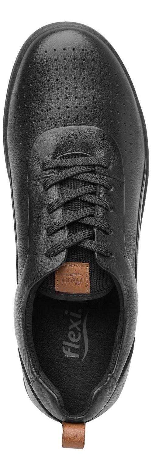 Zapatilla Mujer Cuero Traviata Negro Flexi-6