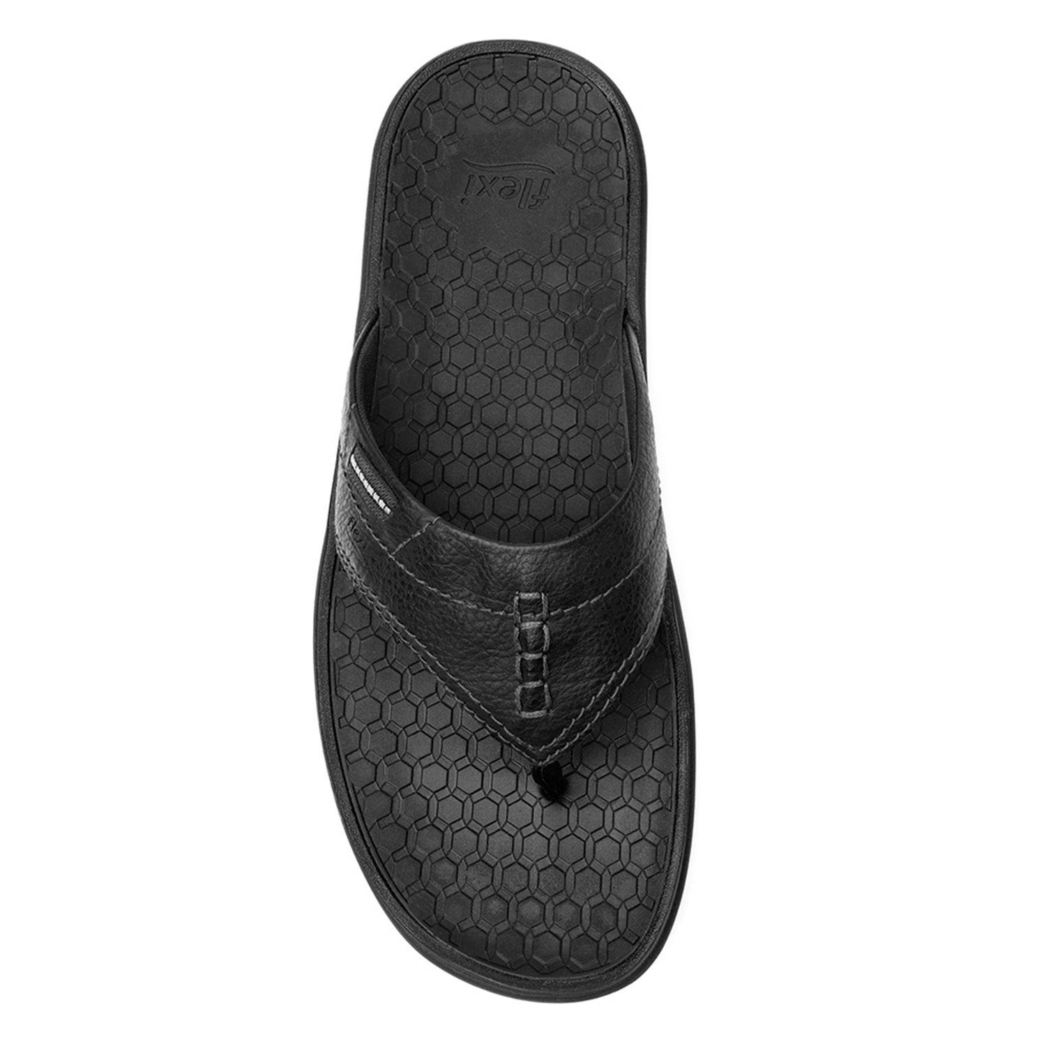 Sandalia Hombre Clifton Negra Flexi-5