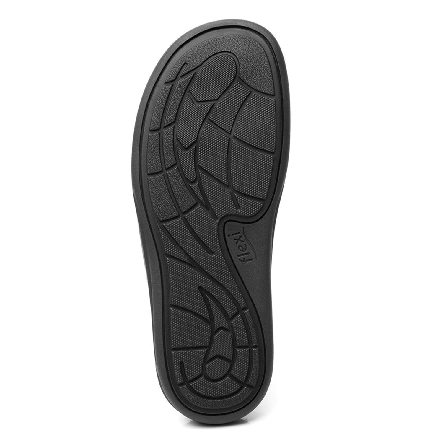 Sandalia Hombre Clifton Negra Flexi-6