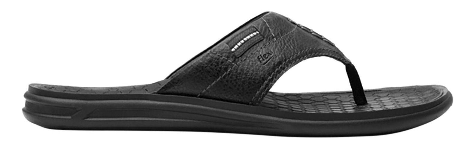 Sandalia Hombre Clifton Negra Flexi-7