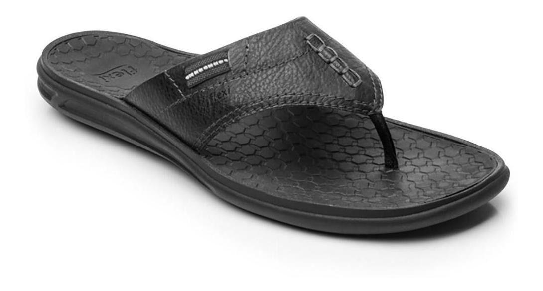 Sandalia Hombre Clifton Negra Flexi-8