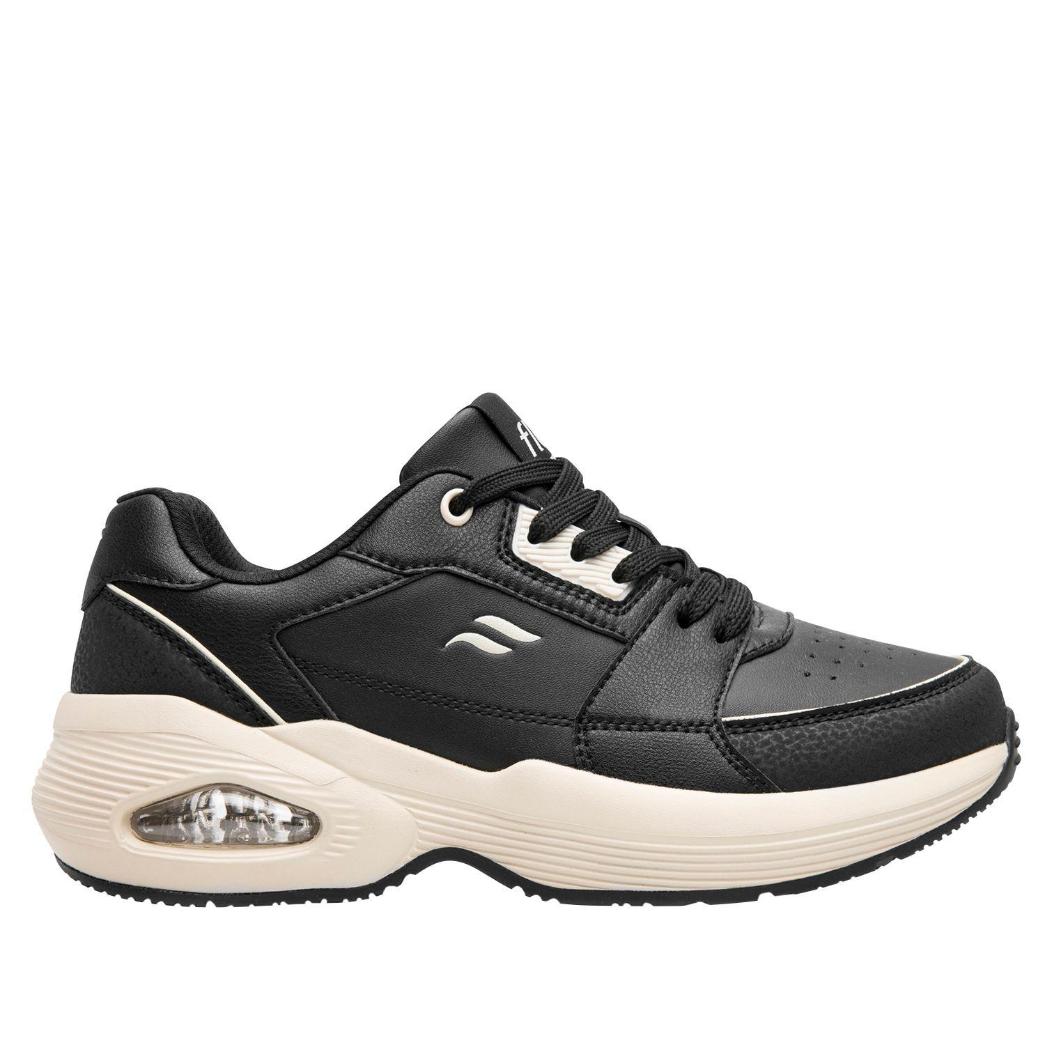 Zapatilla Mujer Saluma 131503 Negra Flexi-0