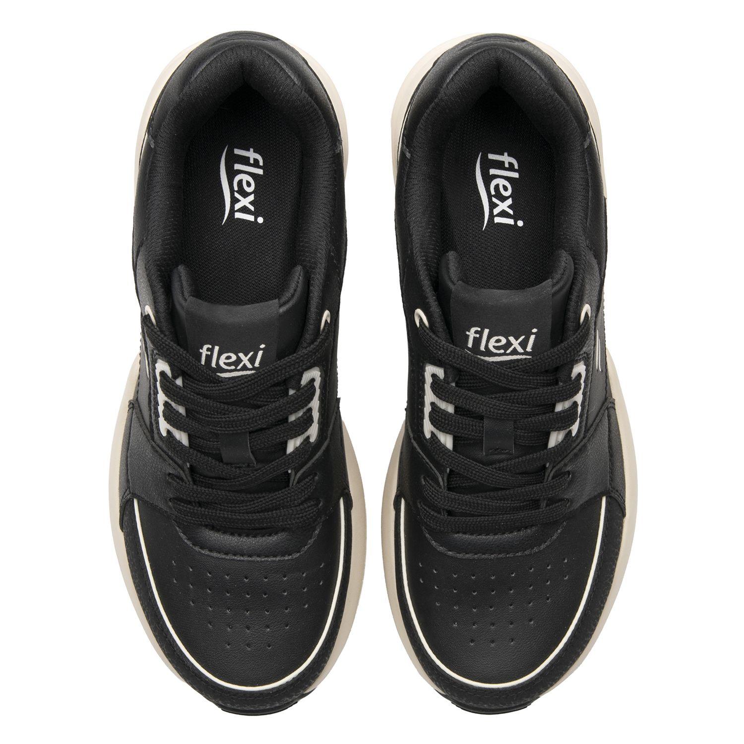 Zapatilla Mujer Saluma 131503 Negra Flexi-6