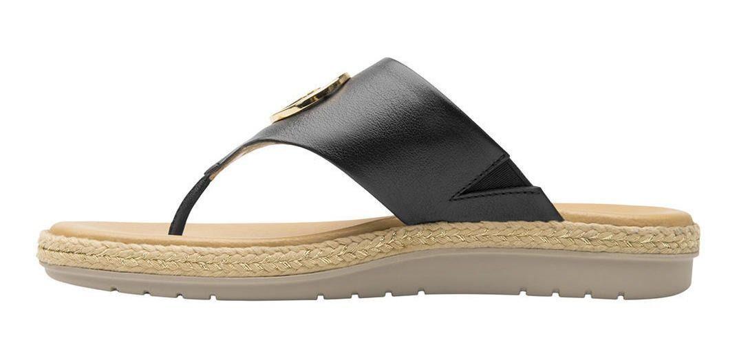 Sandalia Mujer Peonia Negro Flexi-5