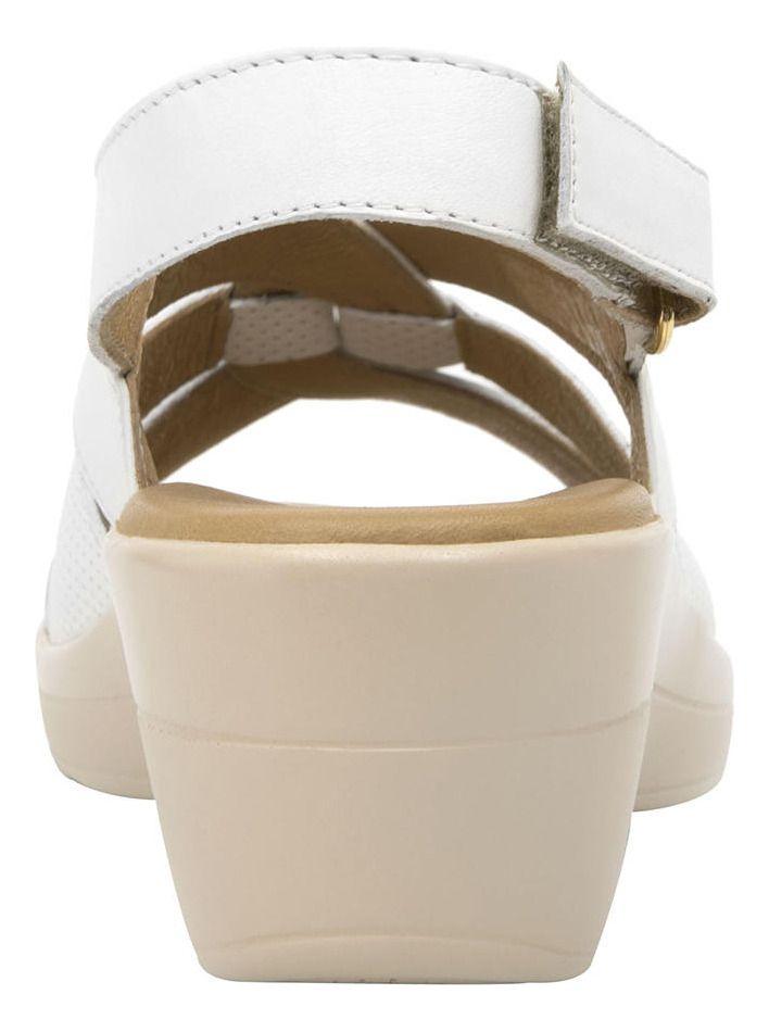 Sandalia Mujer Cuero Amapola Blanco Flexi-3