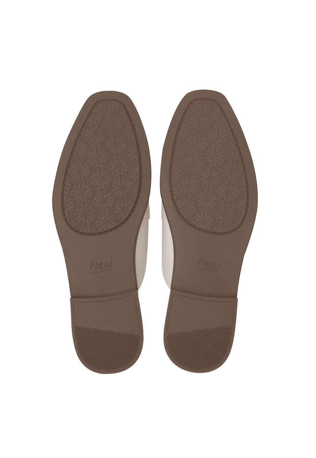 Mocasín Mujer Hayek 126603 Blanco Algodón Flexi-5
