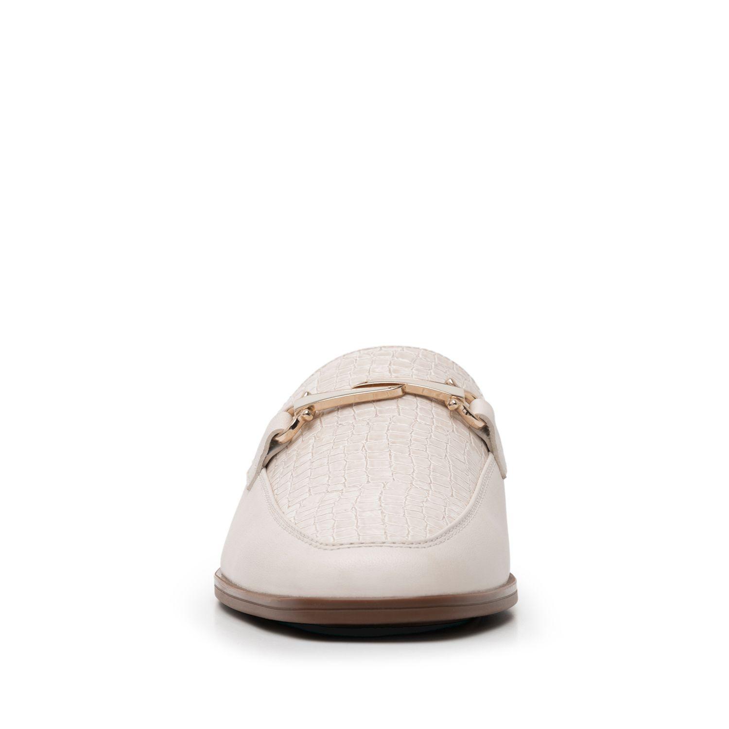 Mocasín Flexi Mujer Hayek 126603 Blanco Algodón-4