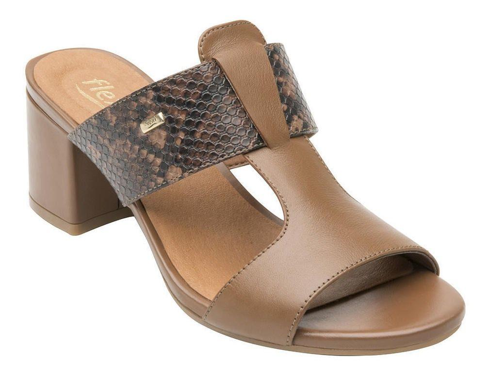 Sandalia mujer celine 106408 café Flexi-0