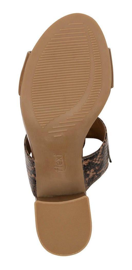 Sandalia mujer celine 106408 café Flexi-2