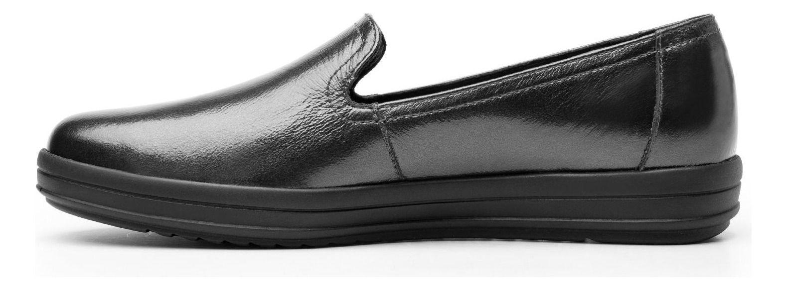Zapato Mujer Cuero Charis Plomo Flexi-2