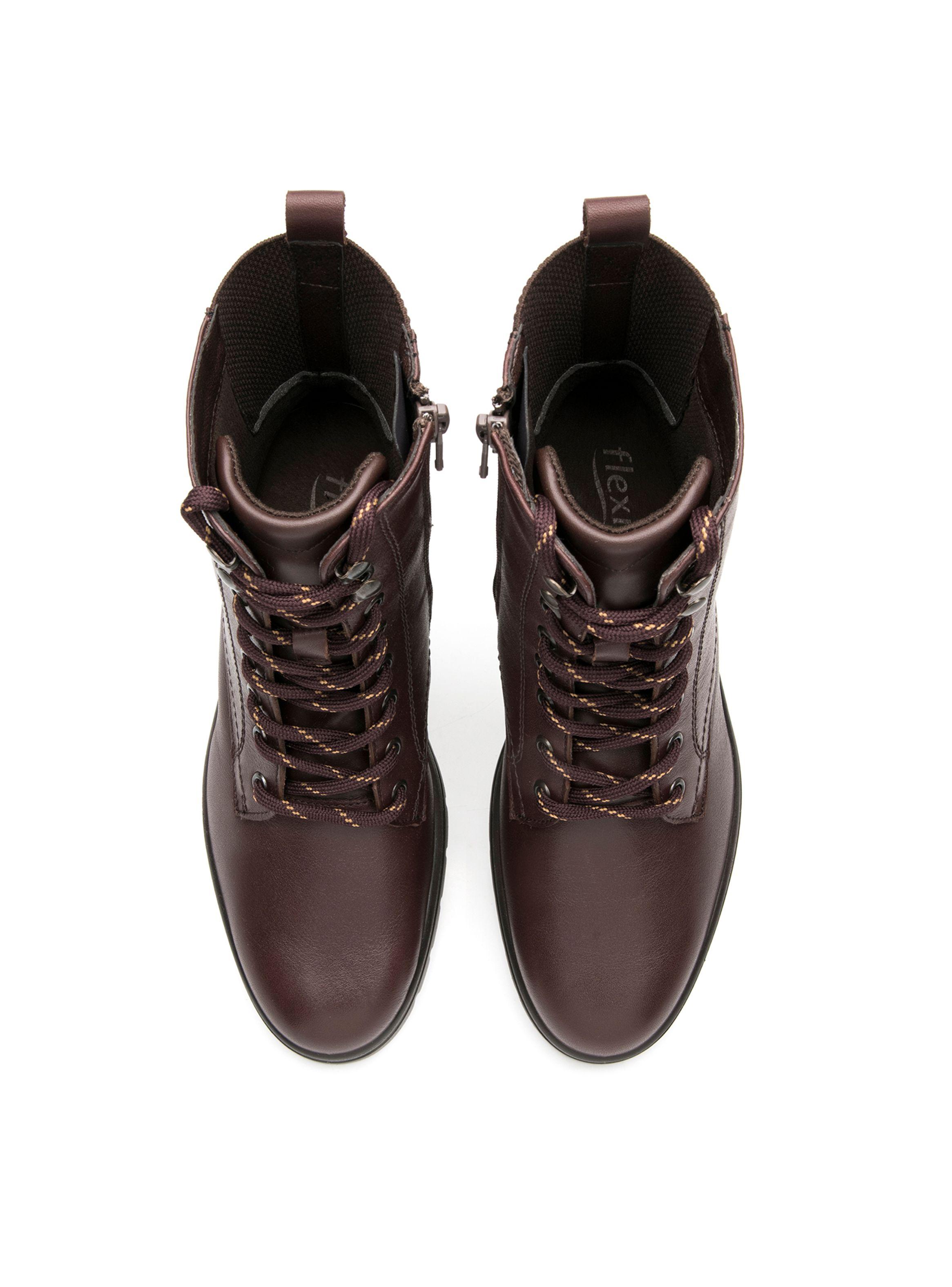 Botín Mujer Dariela 137808 Burdeo Flexi-5