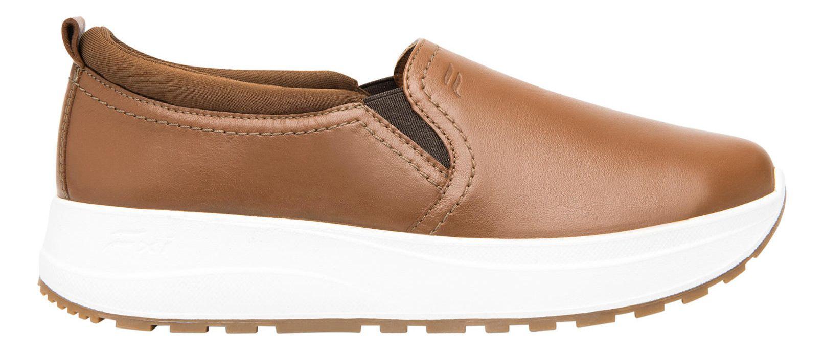 Zapatilla Mujer Cuero Atsiri Café Flexi-1