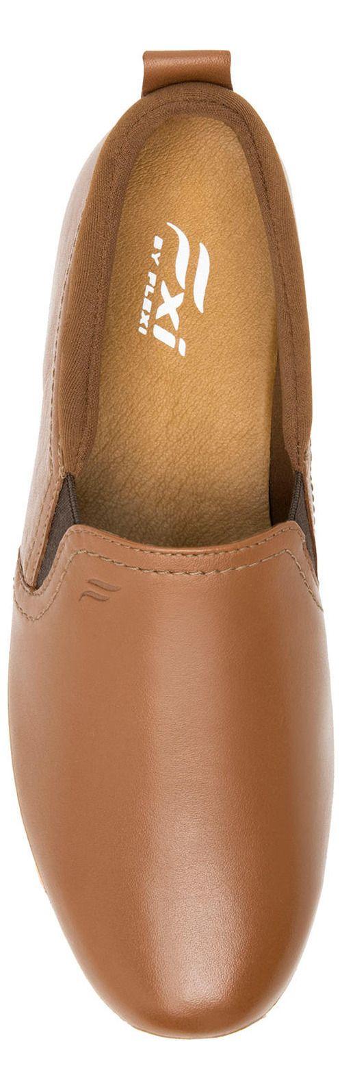 Zapatilla Mujer Cuero Atsiri Café Flexi-4