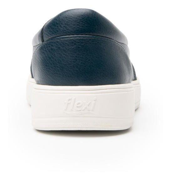Zapatilla Mujer Canoli 107701 Marino Flexi-4