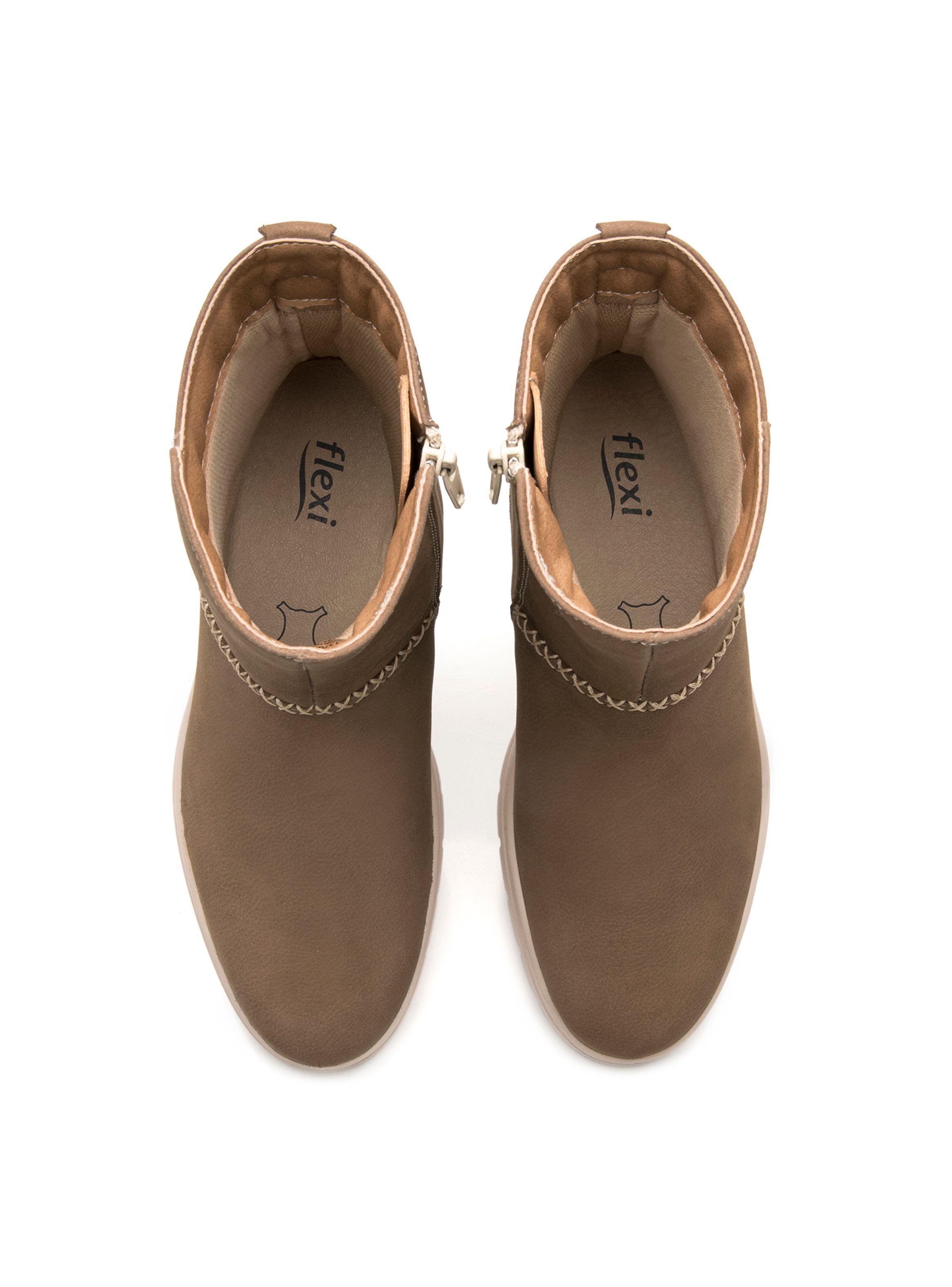 Botín Mujer Dariela 137804 Taupe Flexi-7