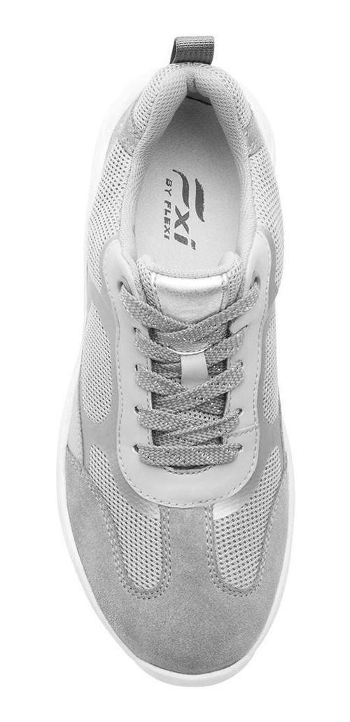 Zapatilla Mujer Debbie Gris Flexi-6
