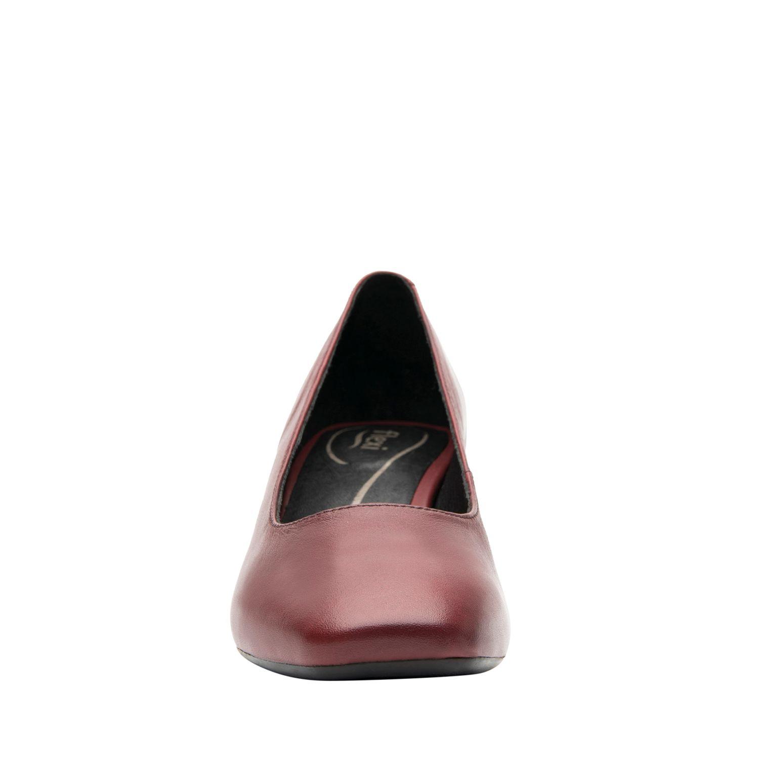 Zapato Mujer Cuero Marione Rojo Osc Flexi-3