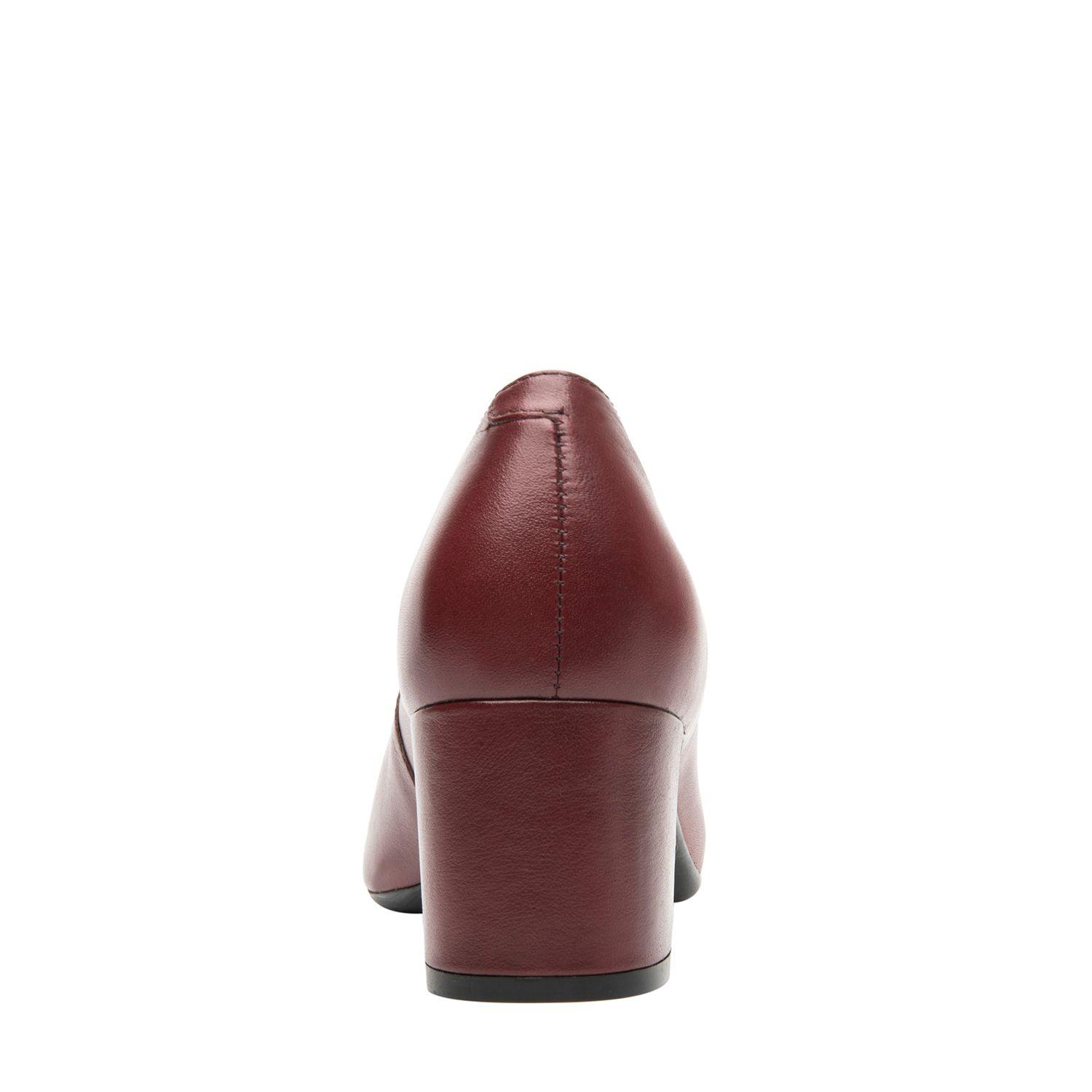 Zapato Mujer Cuero Marione Rojo Osc Flexi-4