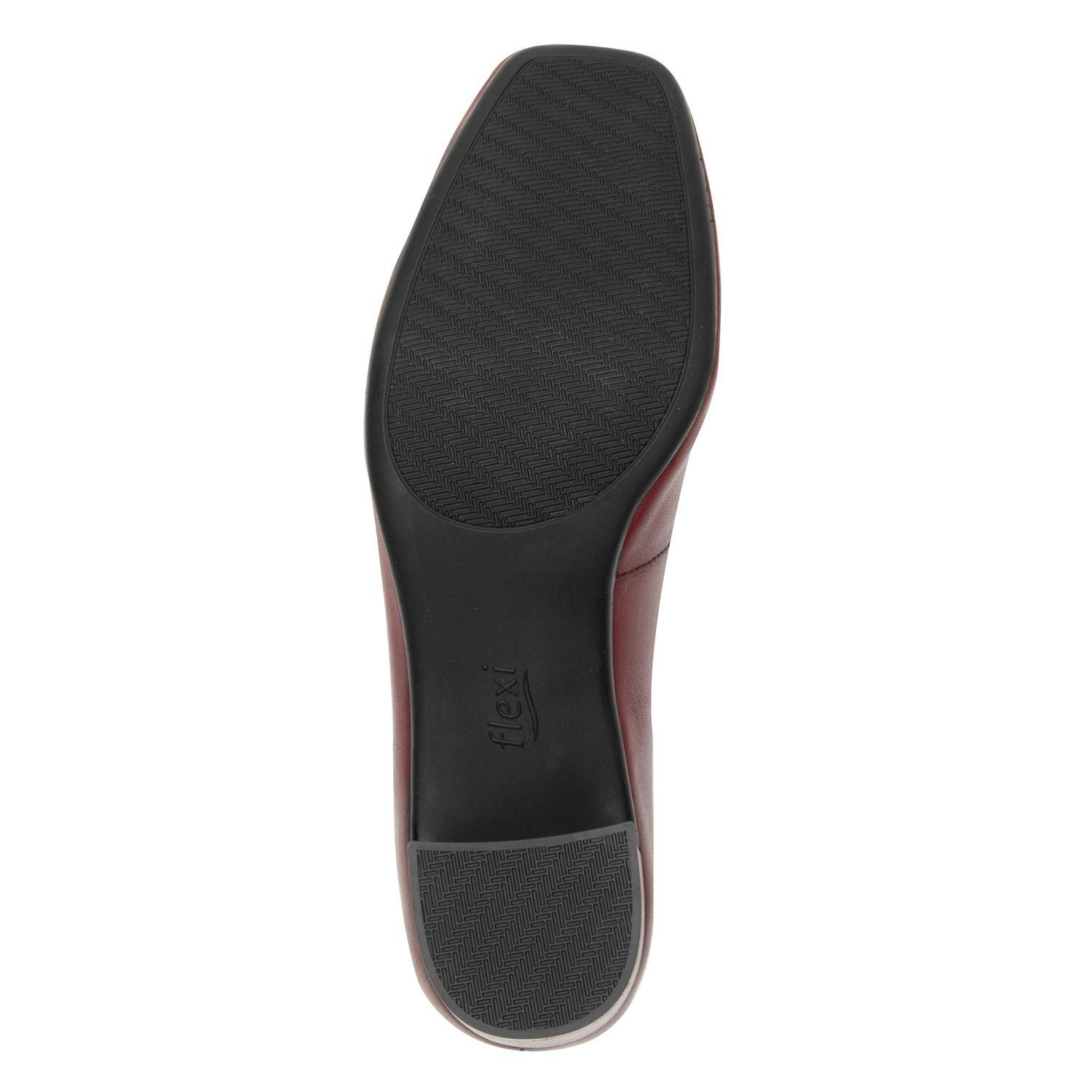 Zapato Mujer Cuero Marione Rojo Osc Flexi-6