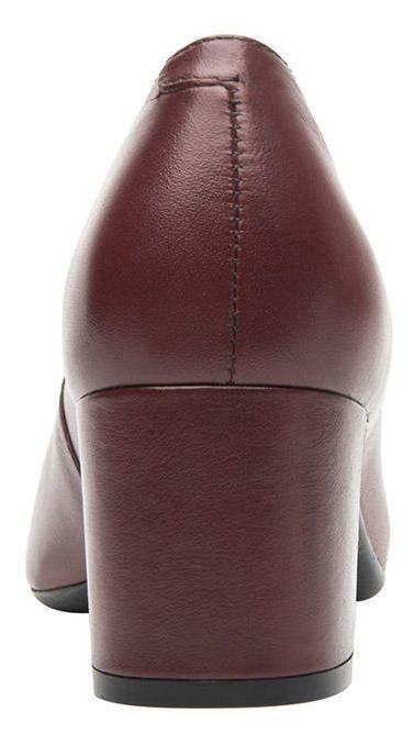 Zapato Mujer Cuero Marione Rojo Osc Flexi-9