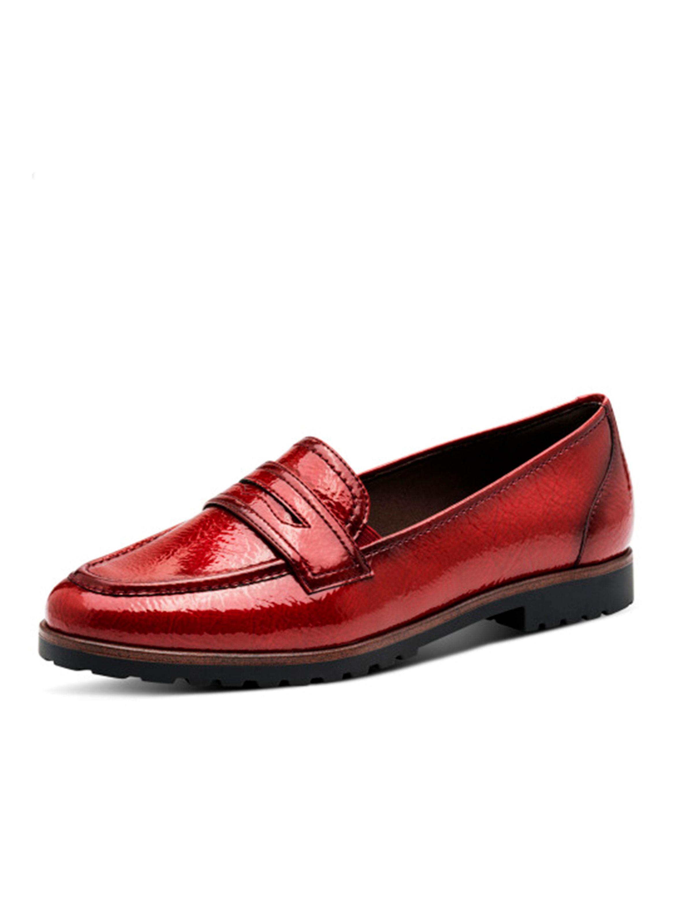 Mocasín Mujer 24239-42 Rojo charol Flexi-1