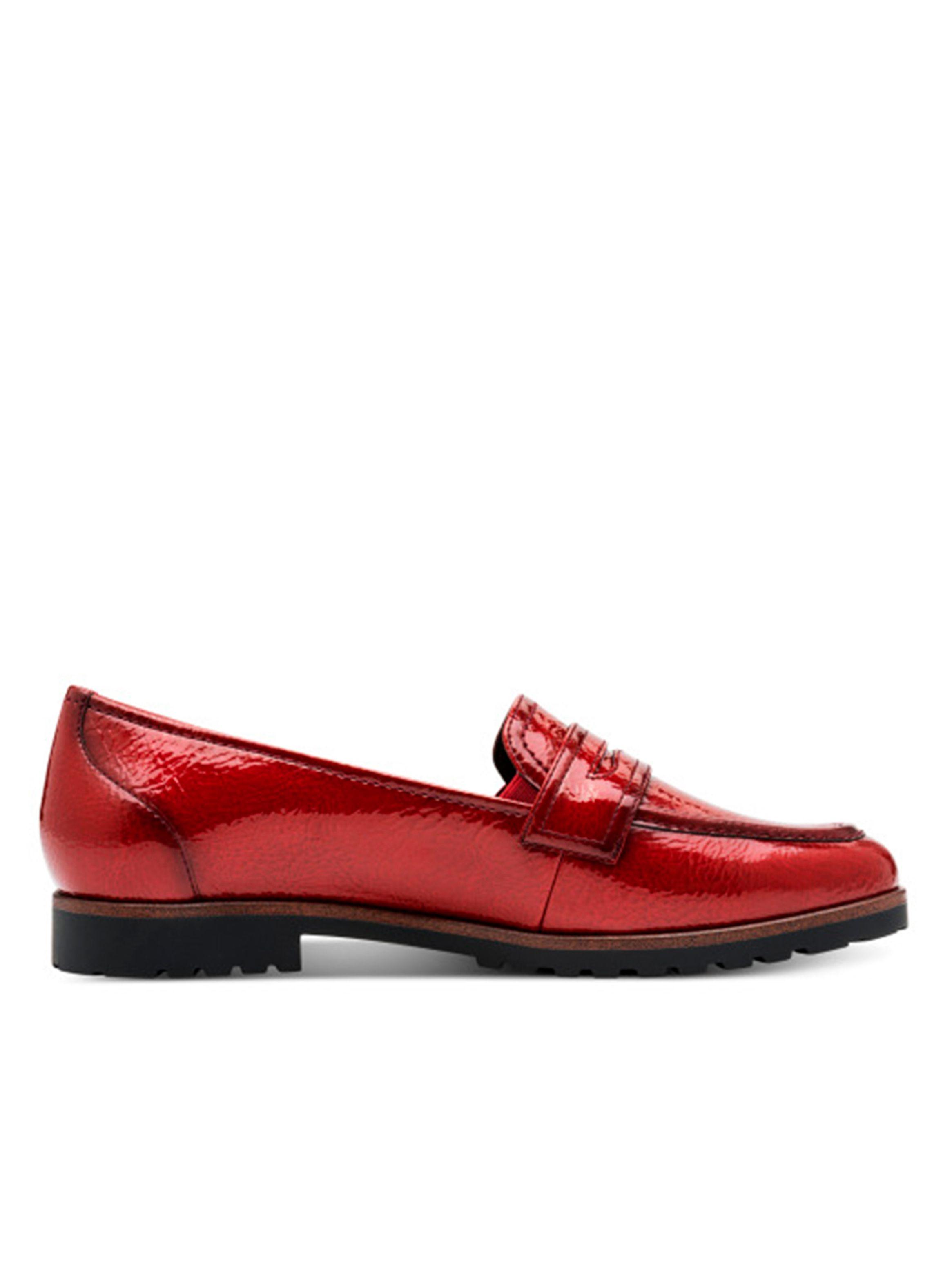 Mocasín Mujer 24239-42 Rojo charol Flexi-4