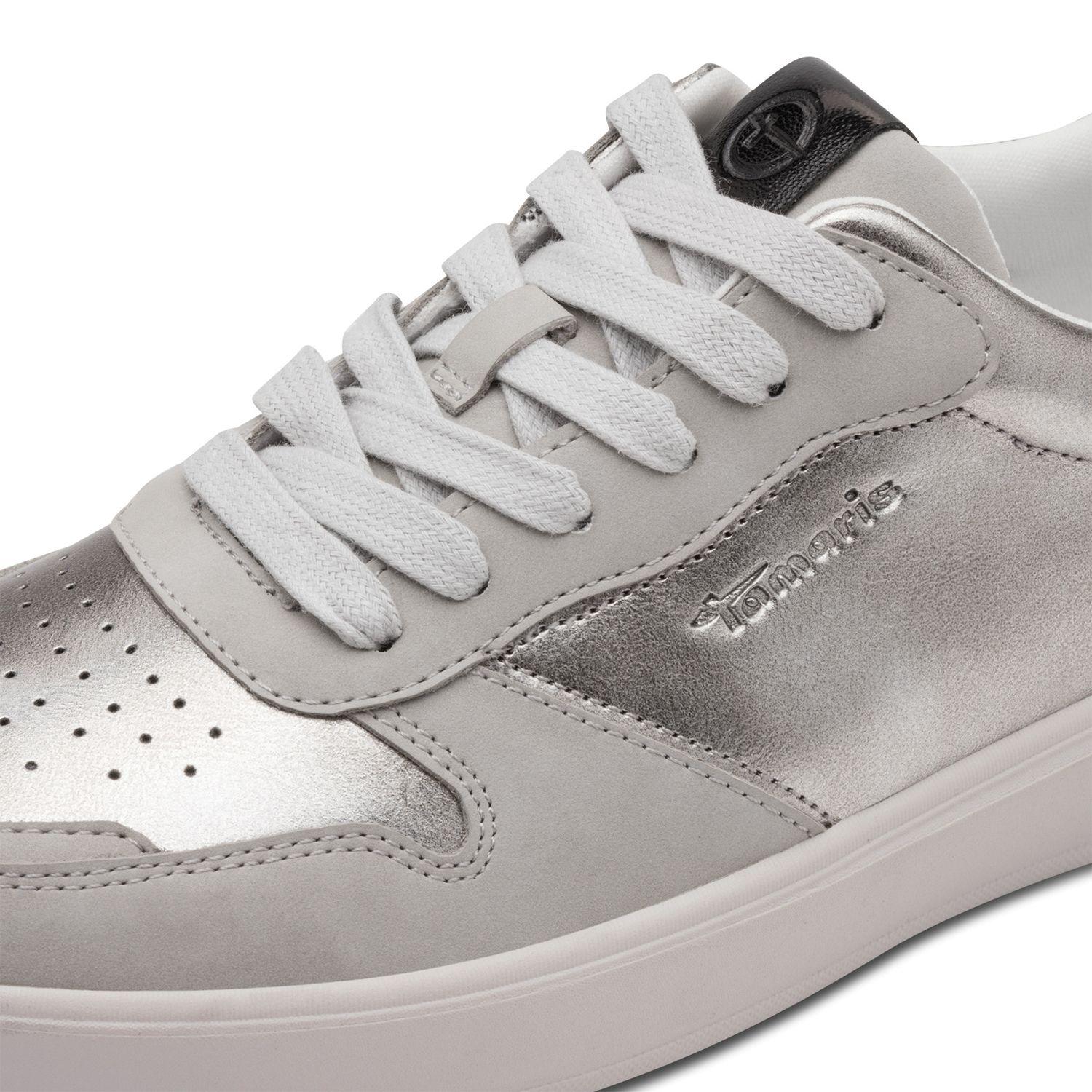 Zapatilla Mujer 23763-45 Plateada  Tamaris-1