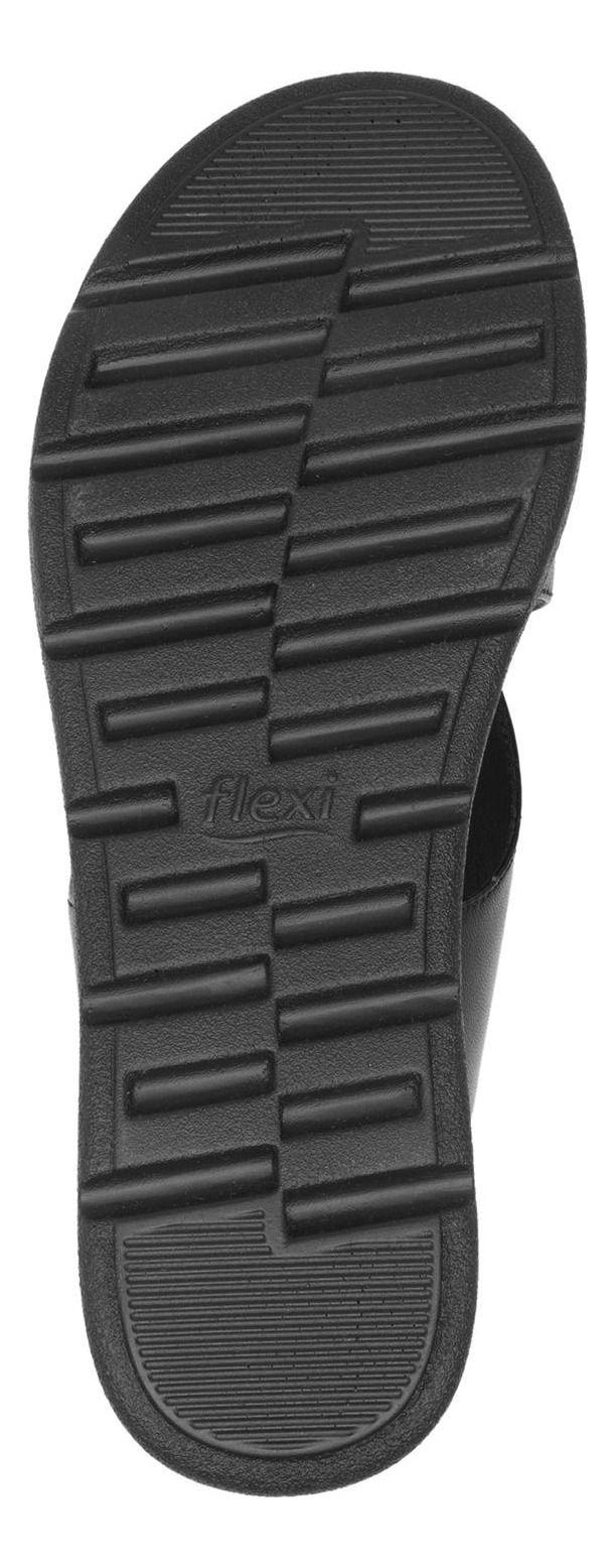 Sandalia Mujer Cuero Dariana Negro Flexi-4