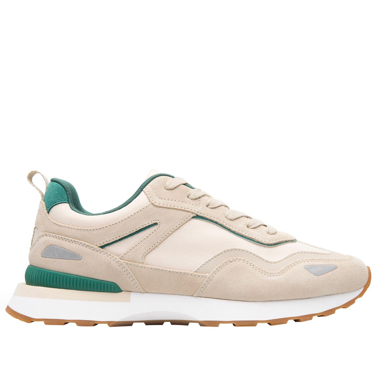 Zapatilla Hombre King 420702 Beige Flexi-0