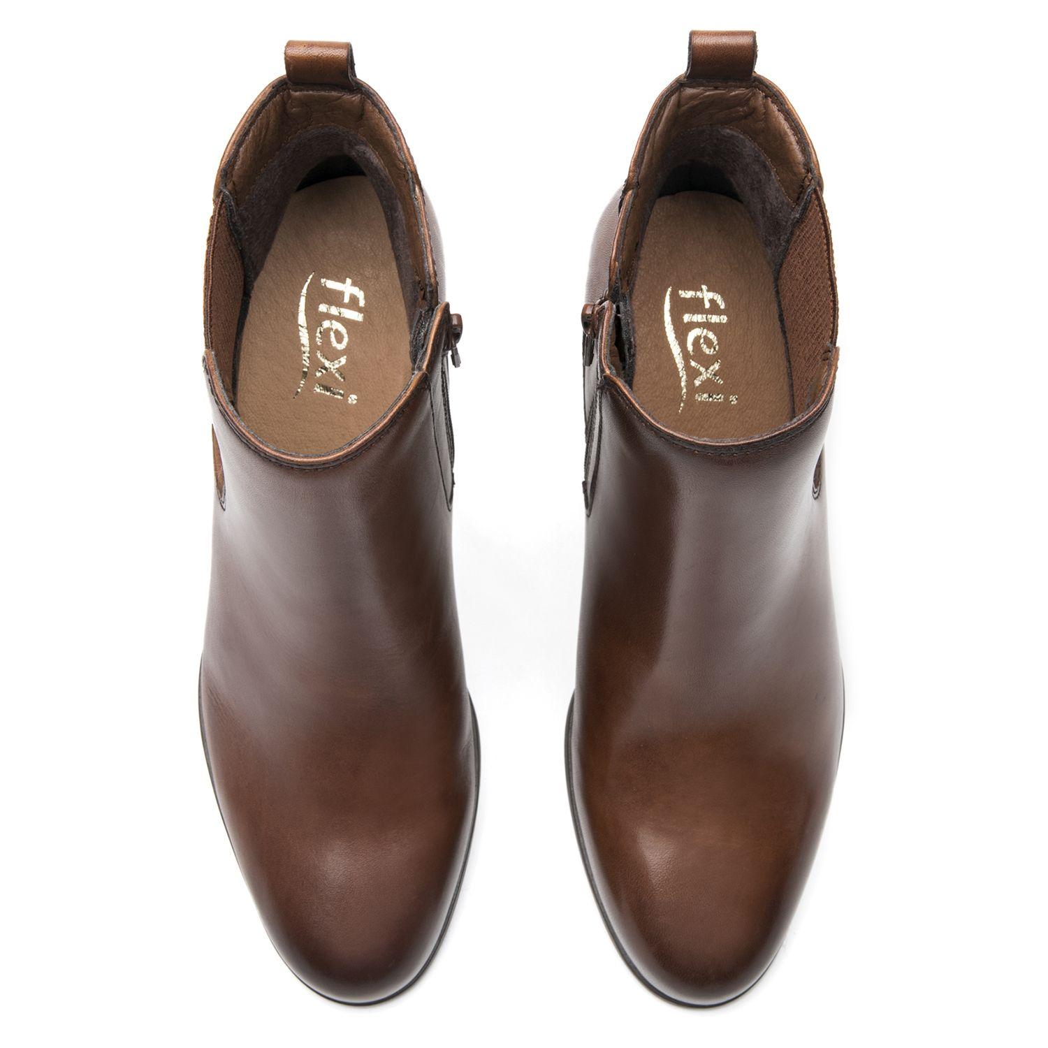 Botin Mujer Julini 133401 Cognac Flexi-5