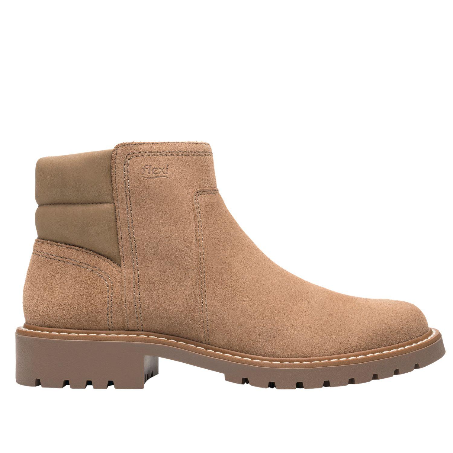 Botin Mujer Aldara 37823 Arena Flexi-0